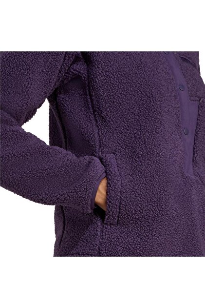 adidas Kadın Mor Ceket W XPL PILE SNAP JN0930 - Fiyatı, Yorumları