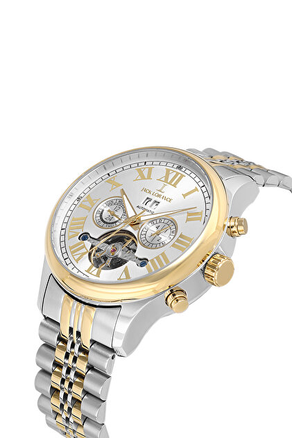 JACK LORANCE JCK JLS11817M.04 Gümüş & Altın Otomatik Çelik Erkek