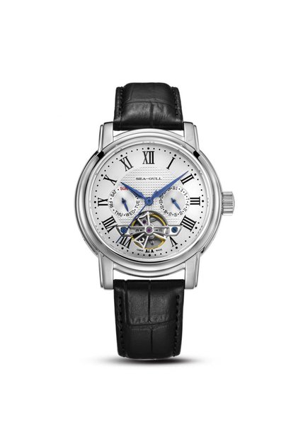 Sea-Gull D819.622 Men's Watch Automatic Mechanical Wristwatch Multi-Function Hollow Flywheel