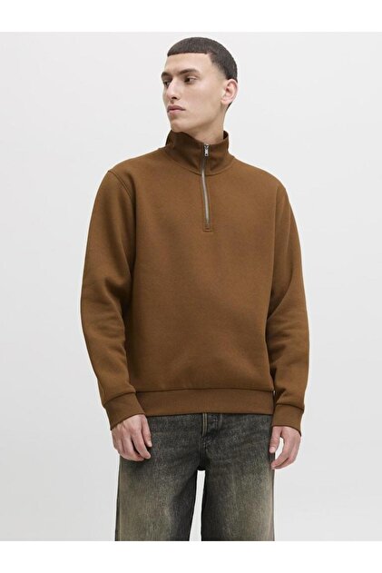 Jack & Jones Jack Jones Bradley Fermuarlı Yaka Relax Fit Erkek