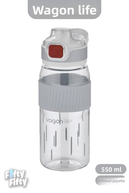 550 ml Comfortable Drinking (No Straw) Children's Water Bottle with Carrying Handle -Vgn3001Ml550