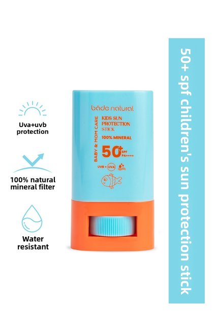 100% Natural and Mineral Filtered 50 SPF High Protection Children's Sunscreen Stick