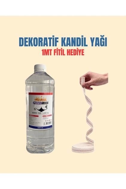 Care Şeffaf Gaz Yağı Kokusuz Dumansız Iç Mekan 1 Litre Gaz Lambası Yakıtı