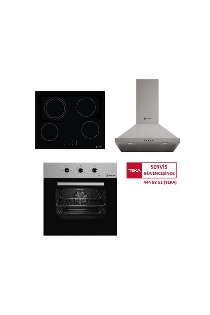 Teka Milano Ankastre Set (TO 663 SS + KBC 64710 TCS BK + ACW 63020 KOS IX)