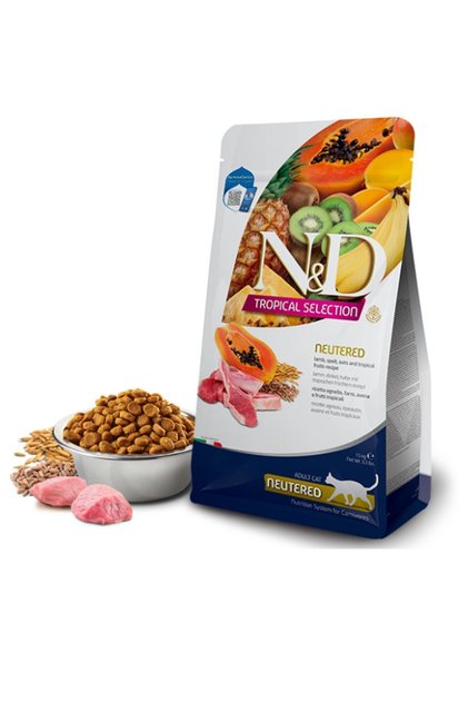 ND KEDİ MAMASI TROPICAL SELECTİON KUZULU 10 KG 1 ADET