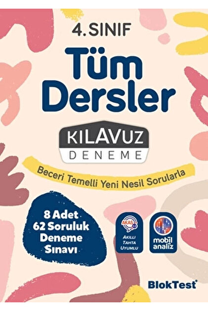 Genel Markalar Blok Test 3. Sınıf Tüm Dersler Kılavuz Deneme Blok
