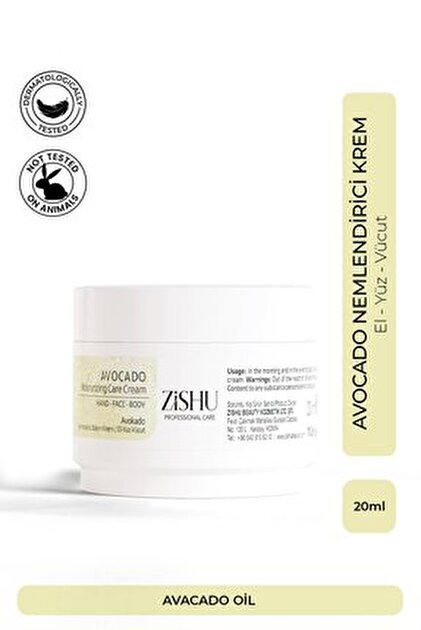 ZİSHU Aloe Vera Nemlendirici Krem – El, Yüz ve Vücut 175 ml