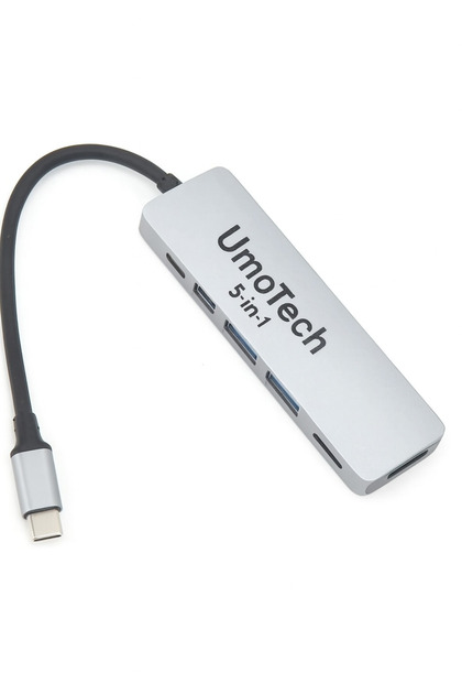 5in1 Type-c to USB Hub 5 Port Çoklayıcı Laptop Macbook Air için Uyumlu Çoğaltıcı USB 3.0/HDMI/TYPE-C