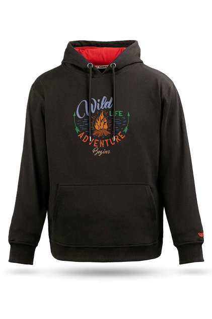 Wild Life Adventure Design Hooded Sweatshirt