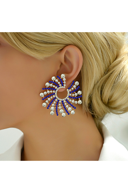 Cercei Eleganti cu Cristale, Sic Moda 6070