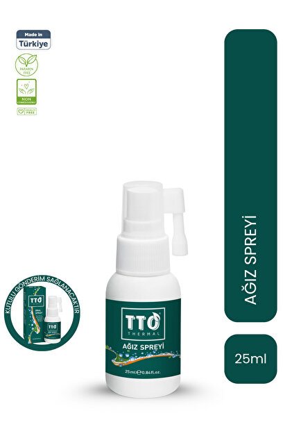 Tto Ağız & Oral Sprey 25 ml – Ağız Kokusu & Boğaz Yanmasına Karşı