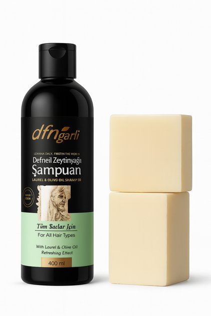 Laurel Set - Laurel Shampoo 1 Piece + Laurel Soap 2 Pieces
