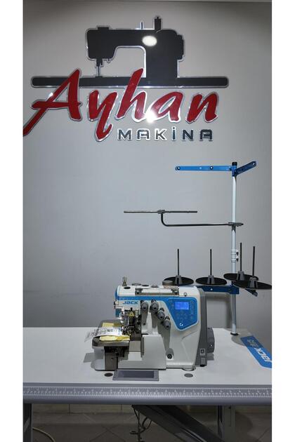 Jack C4-4-M03/333/H/M-X 4 İplik Akıllı Overlok Makinesi Orta Kalın