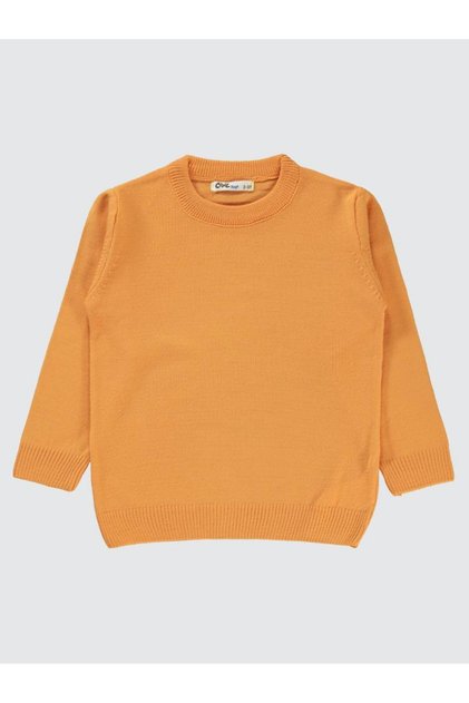 Basic Sweater for 2-5 Years - Mustard