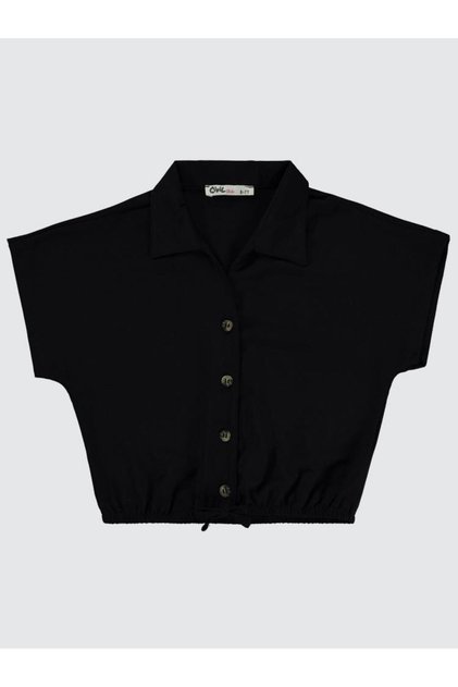Buy Ruched Shirts for Ages 10-13 - Black