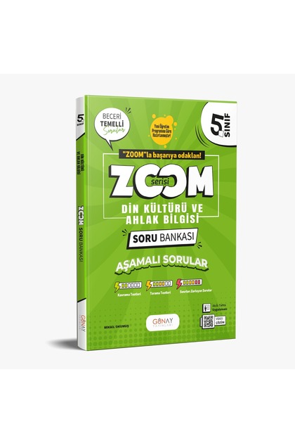 Günay Yayınları GÜNAY YAYINCILIK 5. SINIF ZOOM DİN KÜLTÜRÜ VE