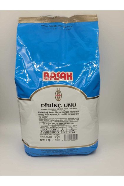 pirinç unu 3 kg.