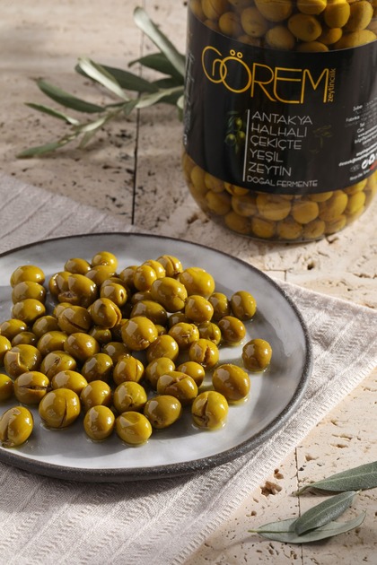 Yeni Mahsül Acımsı Antakya Halhali Cins Çekiçte Zeytin 400 Gr.