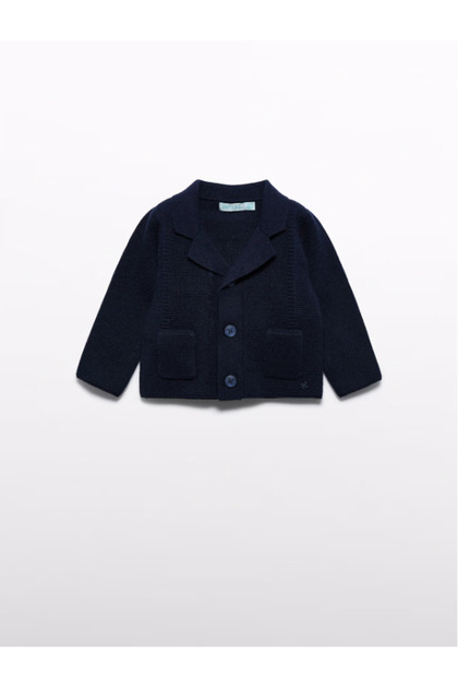Abel&Lula Baby Boy Jacket&Cardigan - Navy Blue