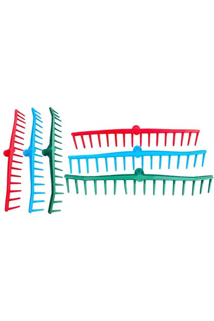 Greblă din plastic fără mâner, 16 dinți, 55 cm- 4817