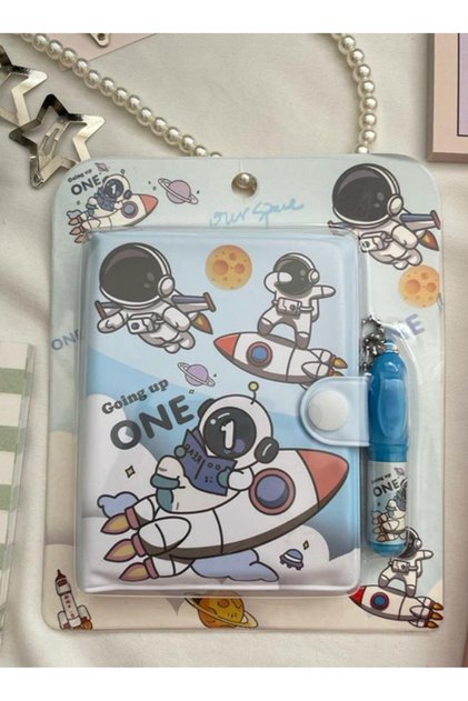 Tiny Notebook with Pen Set with Pen 1 Piece 7.5 X10.5 cm Puffy