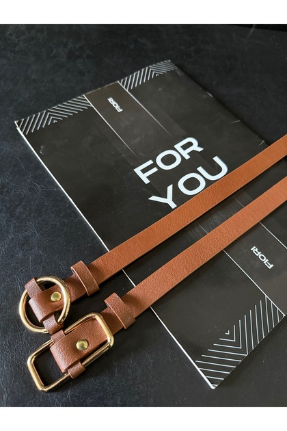 2-Piece Women's Trouser Belt Coat Belt Dress Belt Shirt Belt