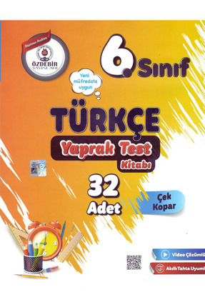 ÖZDEBİR YAYINEVİ 6.Sınıf Matematik Yaprak Test - Fiyatı, Yorumları