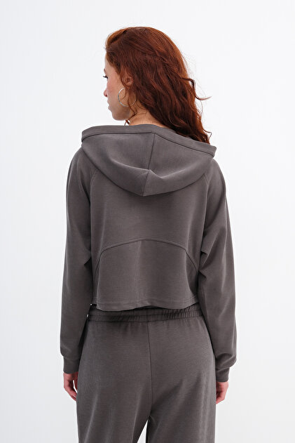 Addax Fermuarlı Kapüşonlu Modal Hırka H12169 - Fiyatı, Yorumları