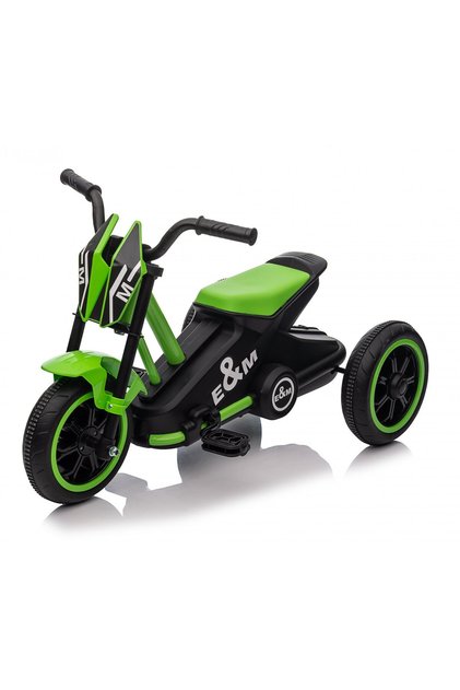 Tricicletă cu pedale G301 verde pentru copii 2-4 ani