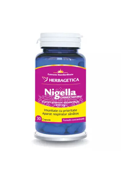 Chimen negru Nigella, 30 capsule