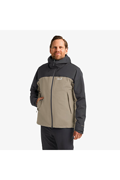 Jack Wolfskin Wild Places 3in1 Erkek Krem Outdoor Ceket - Fiyatı