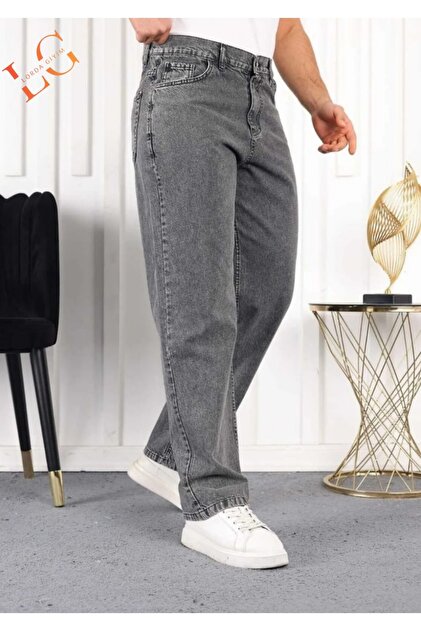 Z1MAN Mavi Relax fit Regular kalıp Pantolon Straight Leg 2026