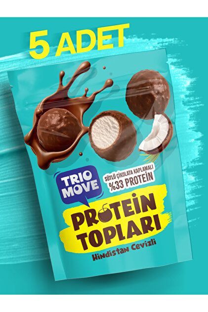 TrioMove Sütlü Çikolata Kaplamalı Hindistan Cevizli Protein