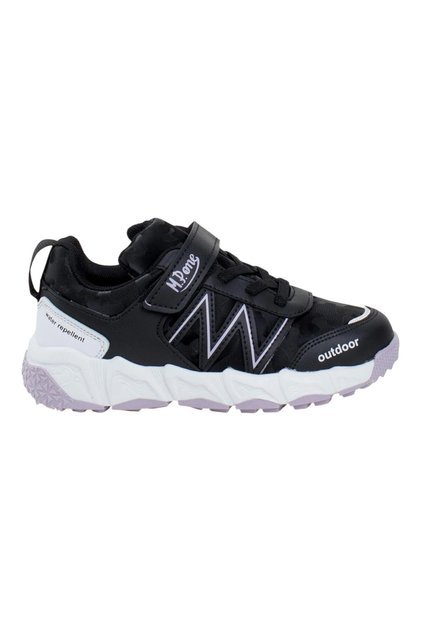 Girl's Sports Casual Shoes Black - Purple
