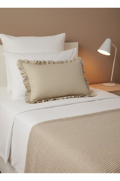 Ruffled Pillowcase 100% Cotton 50X70 cm