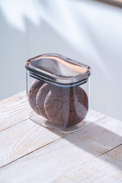 Lume Glass Storage Container - 10 cm