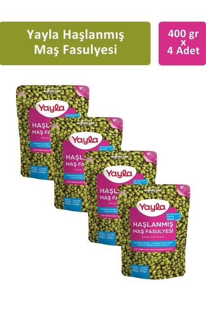 Haşlanmış Maş Fasulyesi 400 gr x 4 Adet