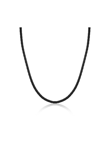 Lant negru, Santa Barbara Polo, pentru barbati, din piele, SBJ.6.5023-1
