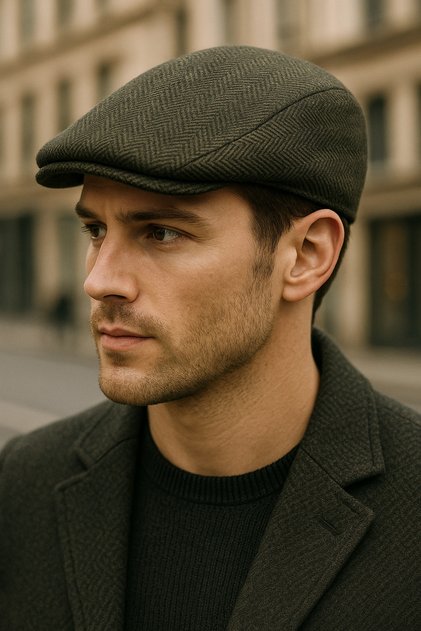 London Flat Cap – Kapa sa reljefnim šarama