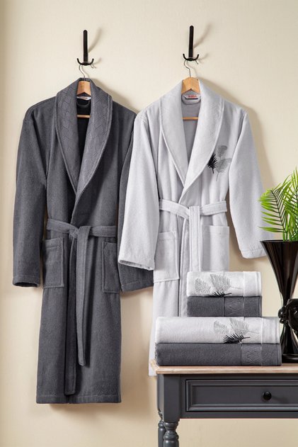 Palmy Family Bathrobe Set 6 Pieces