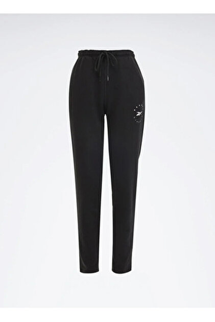 Reebok LC 7019 NEW ID OH PANT Siyah Lastikli Bel Regular Fit Düz