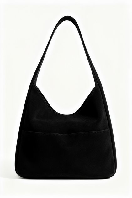 Women's Shoulder Bag Hobo Pinterest Casual Suede Black Lined Bag