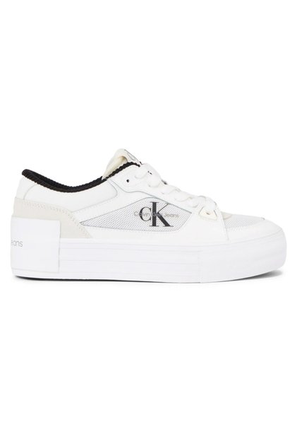 Pantofi Sport Bold vulc FLATF cu șireturi din piele mixtă