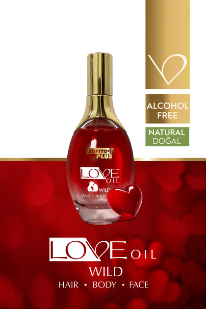 Softto Plus Love Oil / Saç ve Cilt Bakım Yağı 120 ML / Gün Boyu