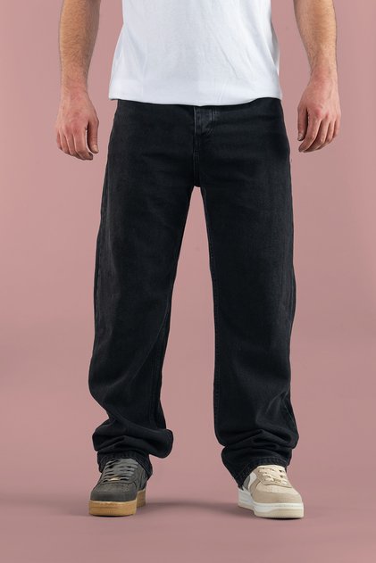 Men's Baggy Fit Comfortable Fit Wide Leg Jeans Regular Waist Pants