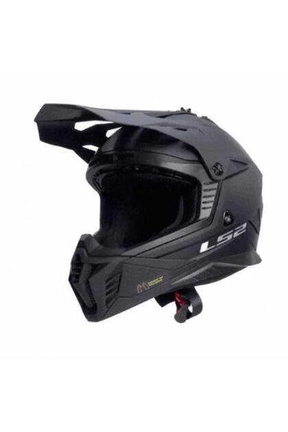 Fast 2 Terekli Motosiklet Kaskı Mat Siyah
