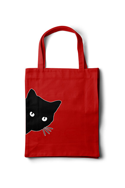 Gabardine Cloth Bag – Cat Design - 35X40