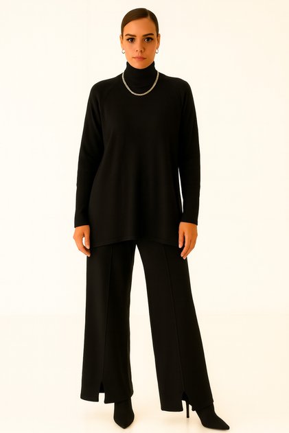 Women's High-Top Knitwear Set