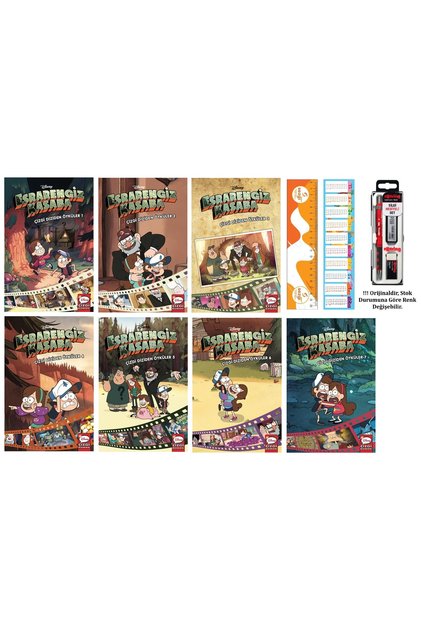 Disney Esrarengiz Kasaba Çizgi Diziden Öyküler 1-2-3-4-5-6-7 and Tikky Versatil 3-Piece School Set