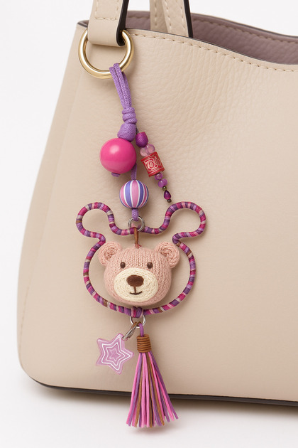 Candy Bear Charm – Colorful Bag Ornament & Keychain